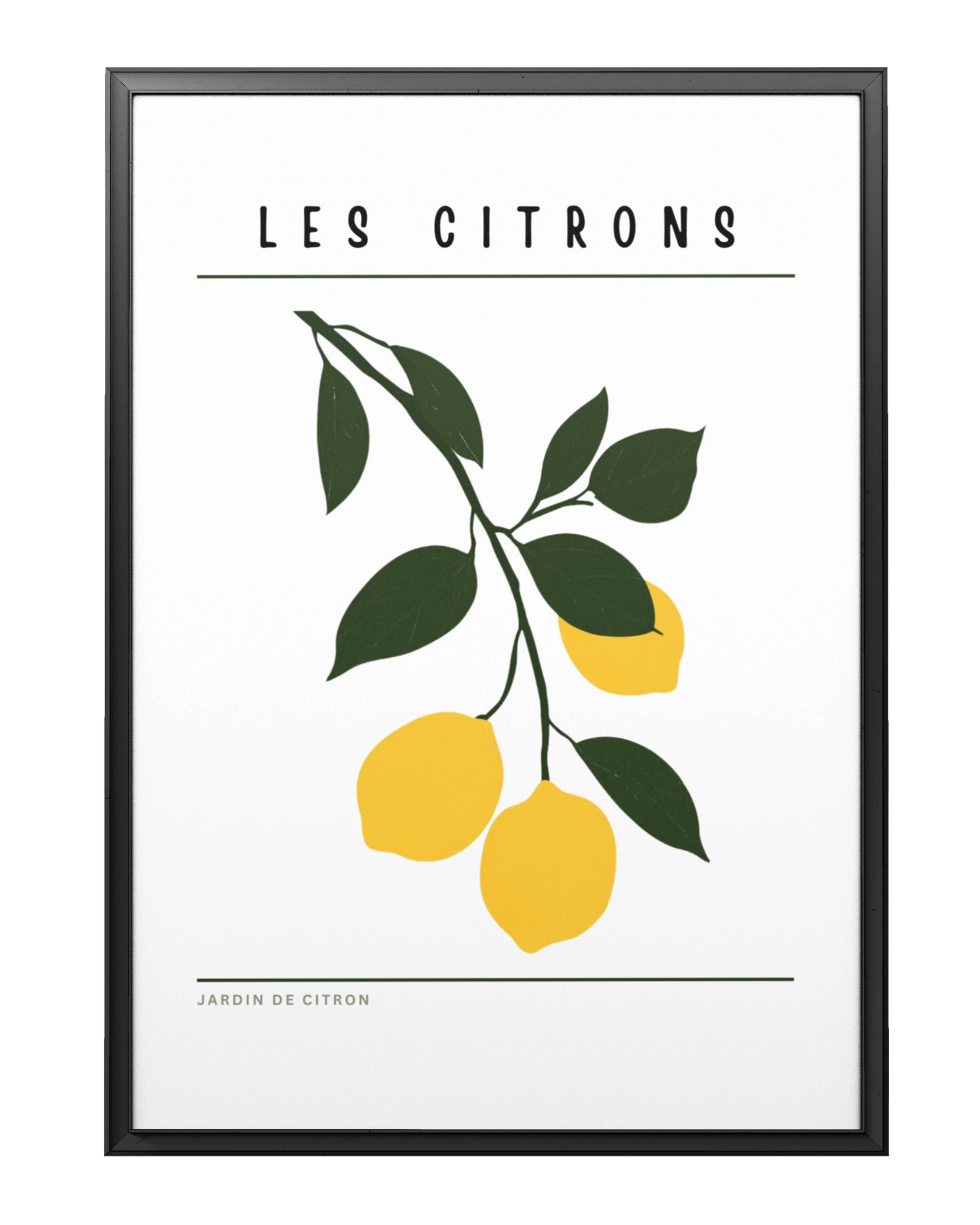 Affiche Les Citrons