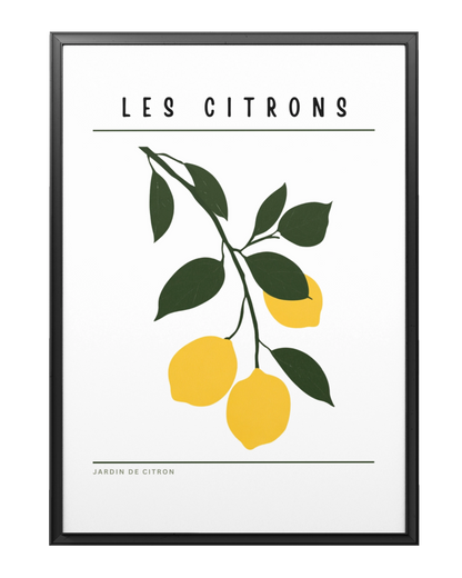 Affiche Les Citrons