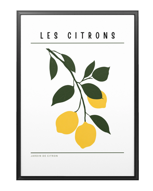 Affiche Les Citrons