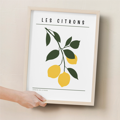 Affiche Les Citrons