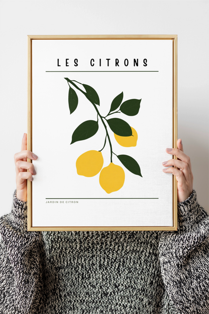 Affiche Les Citrons