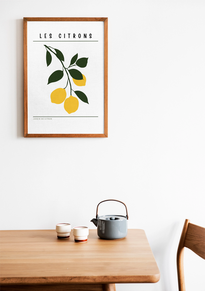 Affiche Les Citrons