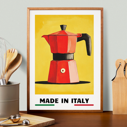 Affiche Cafetière italienne