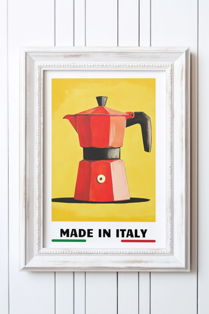 Affiche Cafetière italienne