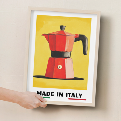 Affiche Cafetière italienne