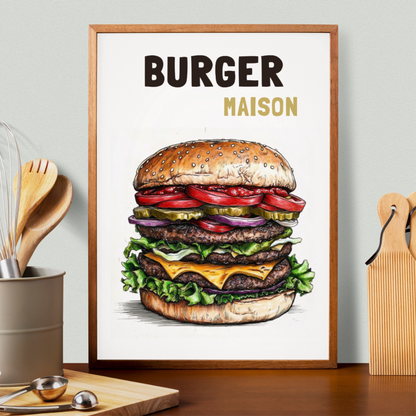 Affiche Burger