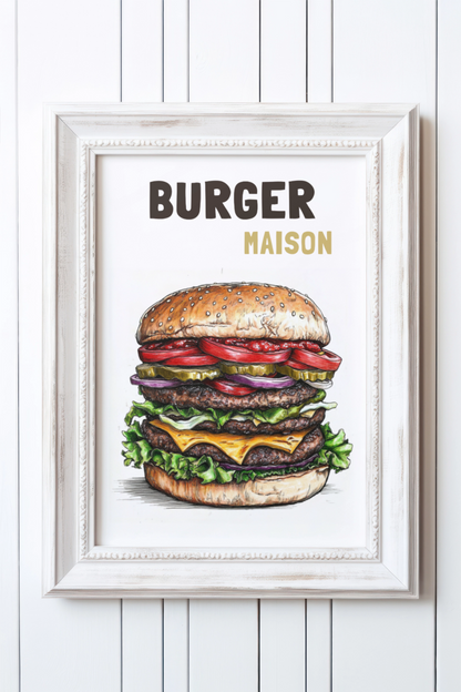 Affiche Burger