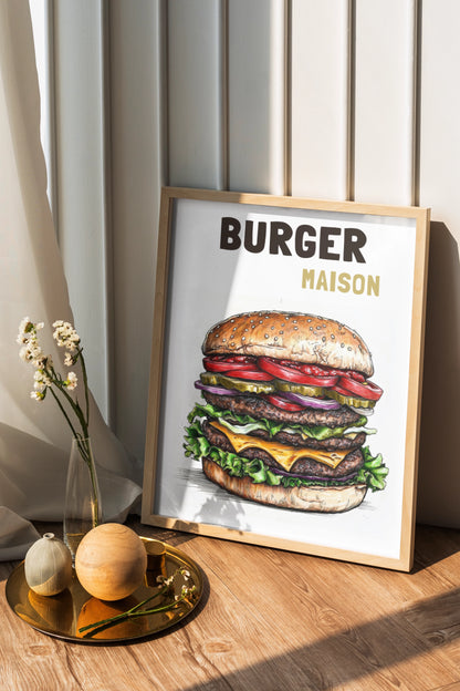 Affiche Burger