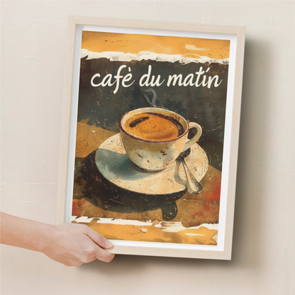 Affiche café du matin