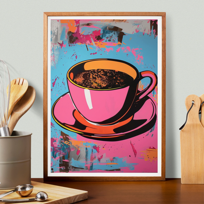 Affiche café Pop art