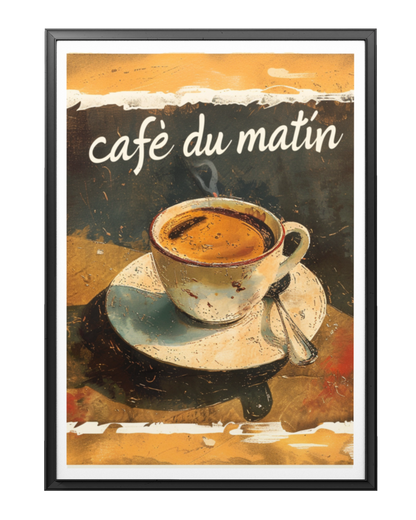 Affiche café du matin