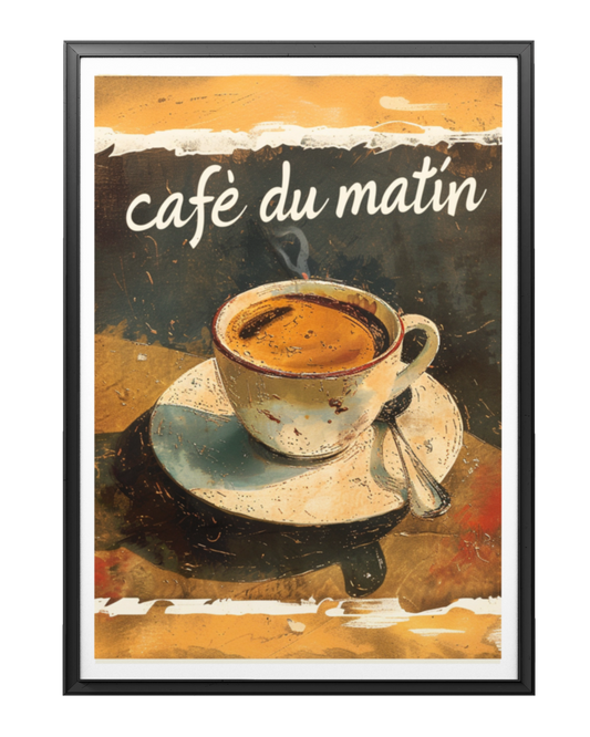 Affiche café du matin