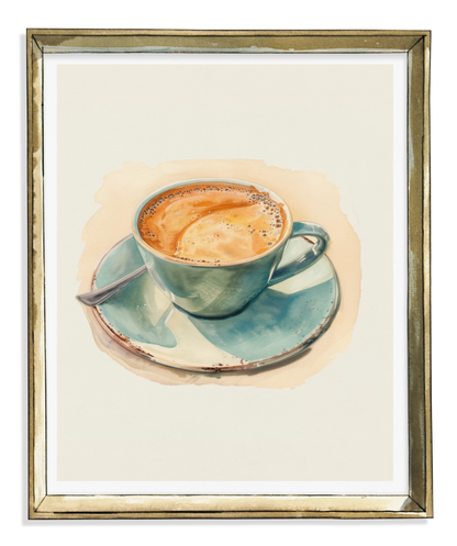 Affiche Café Pastel