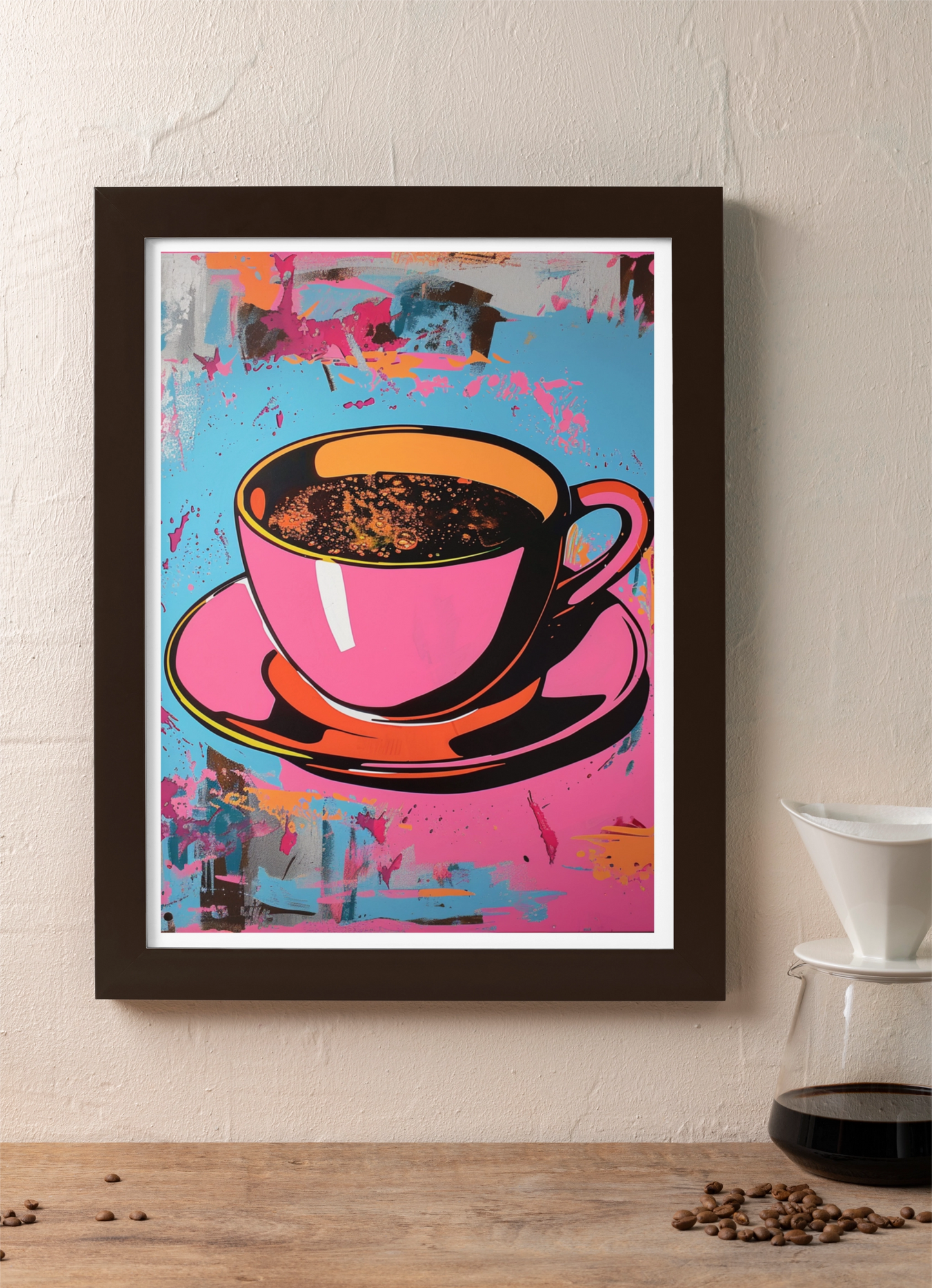 Affiche café Pop art