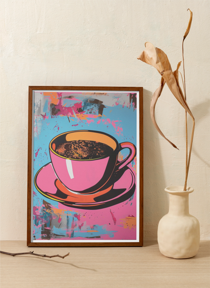 Affiche café Pop art