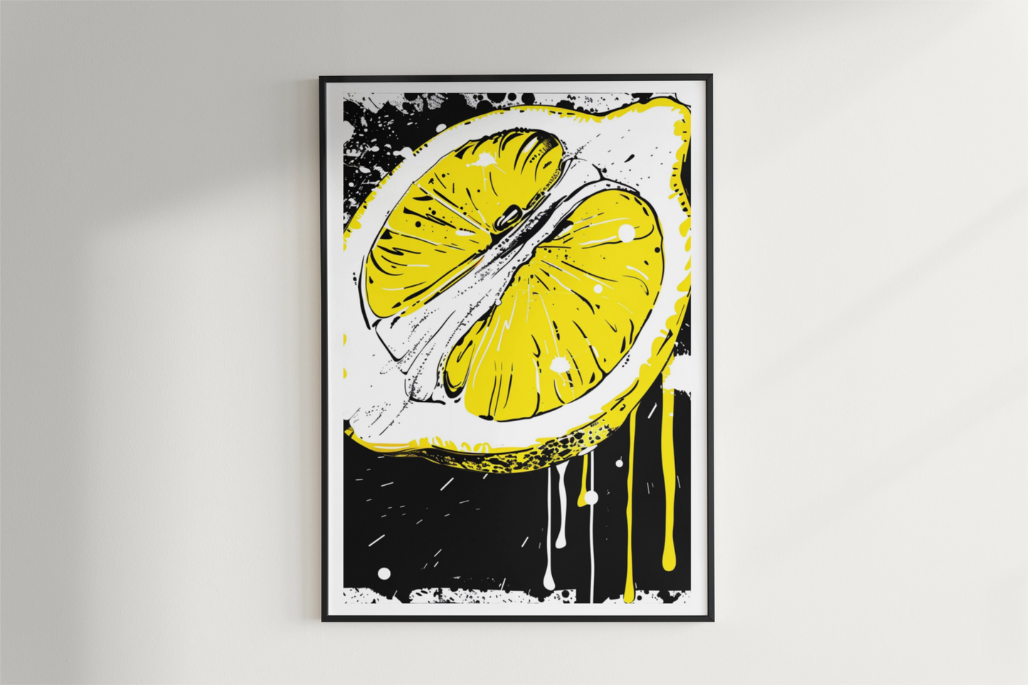 Affiche Citron Noir