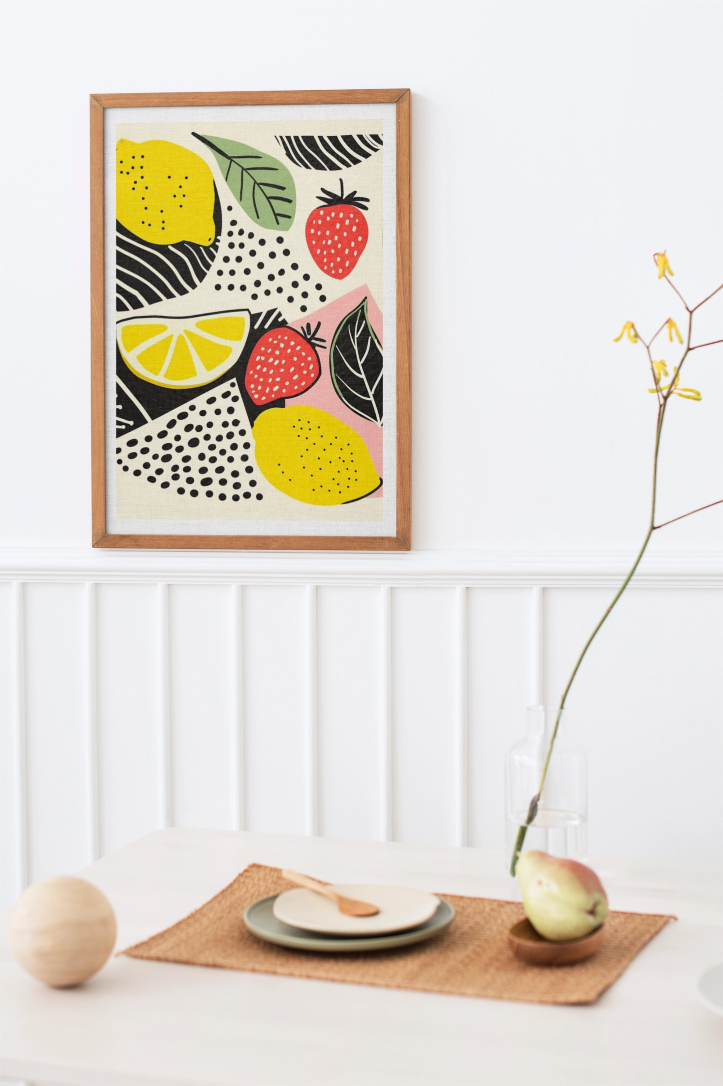 Affiche Citron Fraise