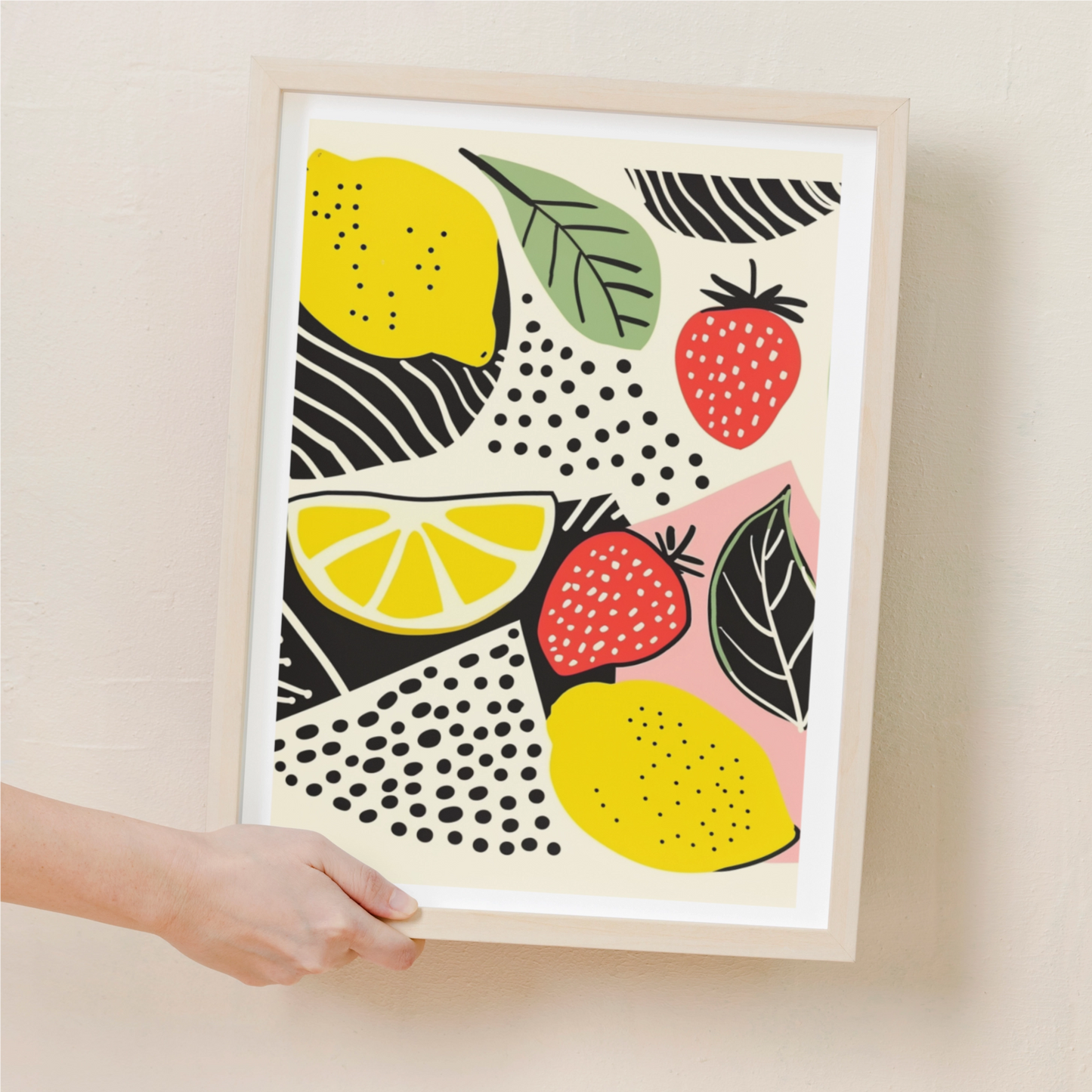 Affiche Citron Fraise