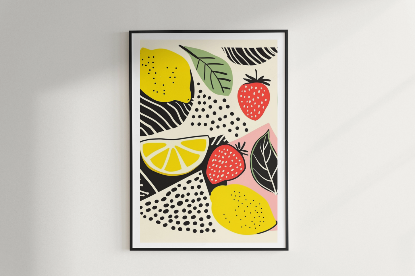 Affiche Citron Fraise