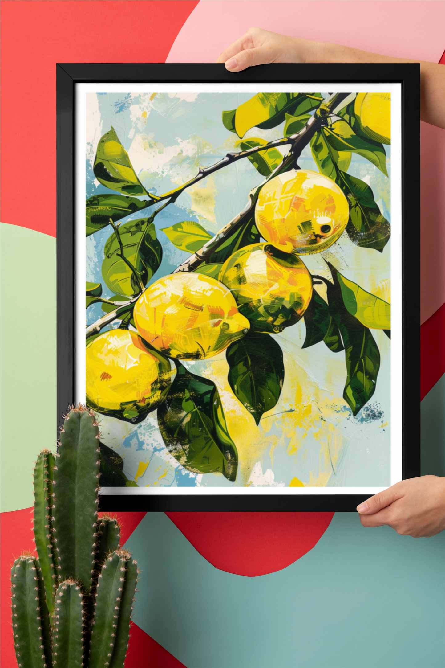 Affiche Citron Vintage Illustration