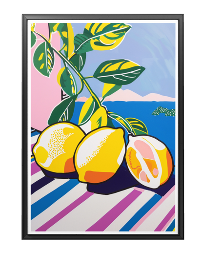 Affiche Citron Amalfi