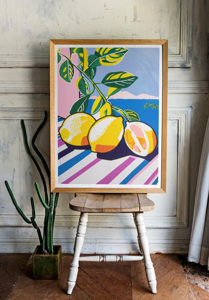 Affiche Citron Amalfi