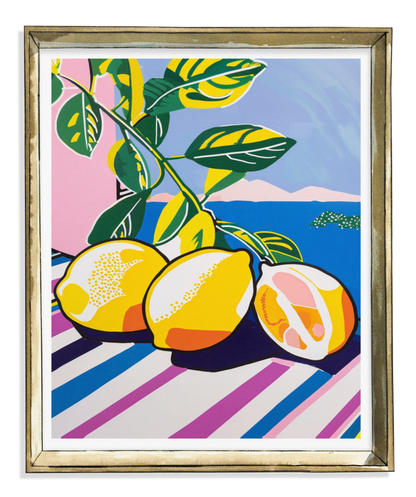 Affiche Citron Amalfi