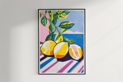 Affiche Citron Amalfi