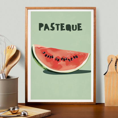 Affiche Pasteque