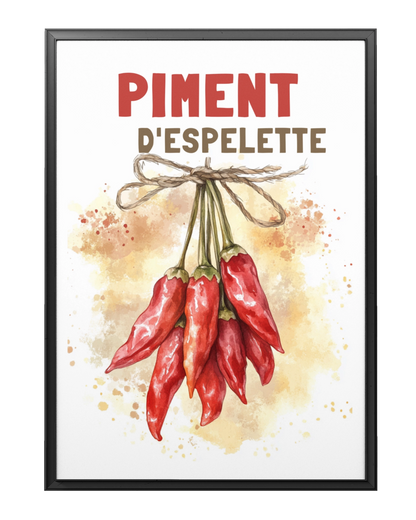 Affiche Piment d'Espelette