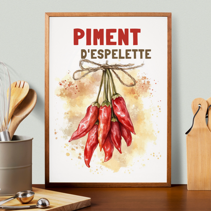 Affiche Piment d'Espelette