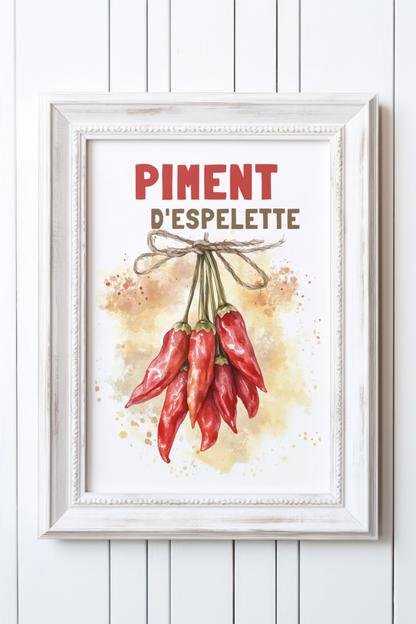 Affiche Piment d'Espelette