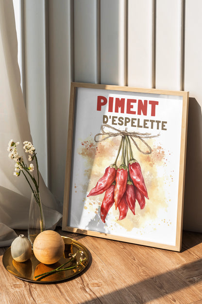 Affiche Piment d'Espelette