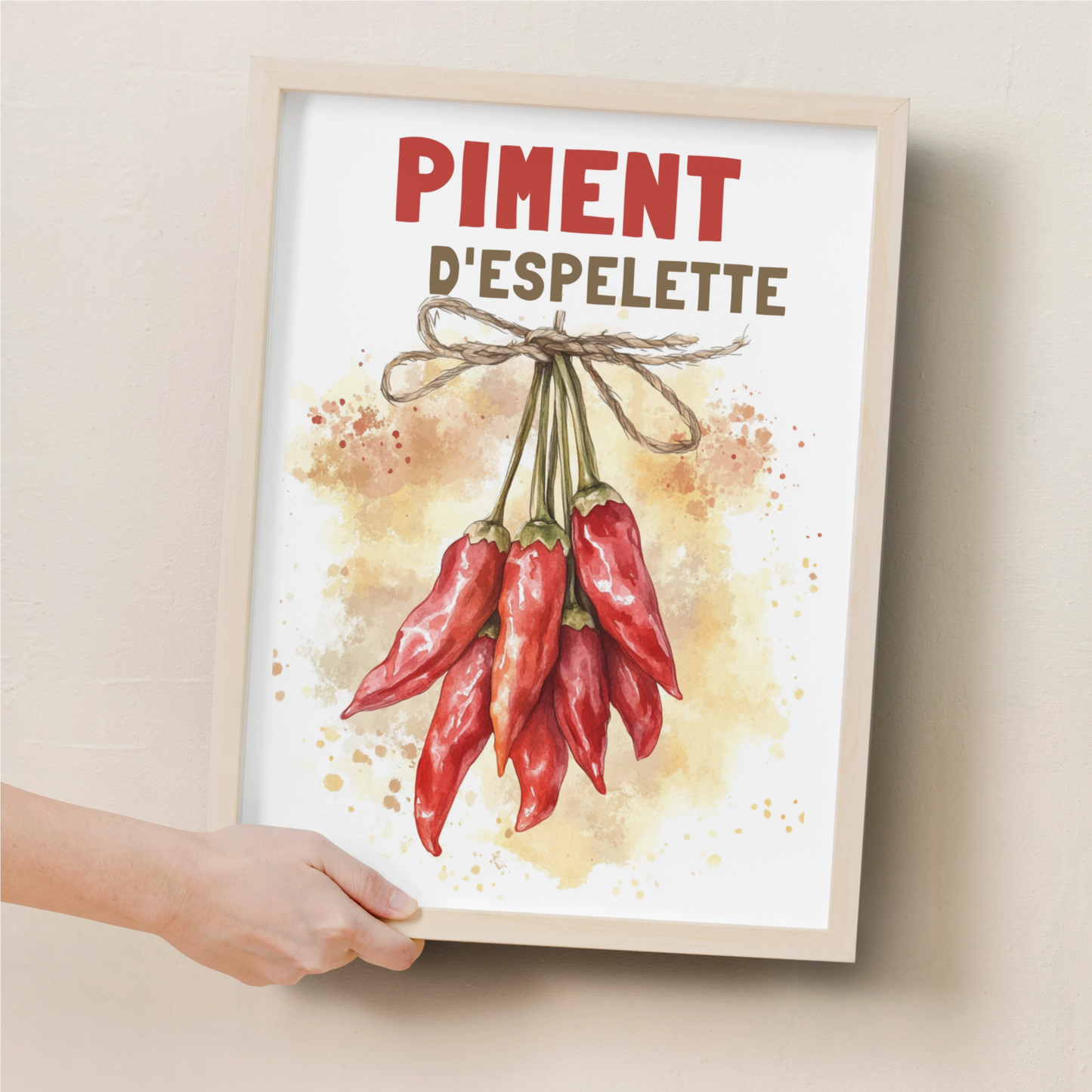 Affiche Piment d'Espelette