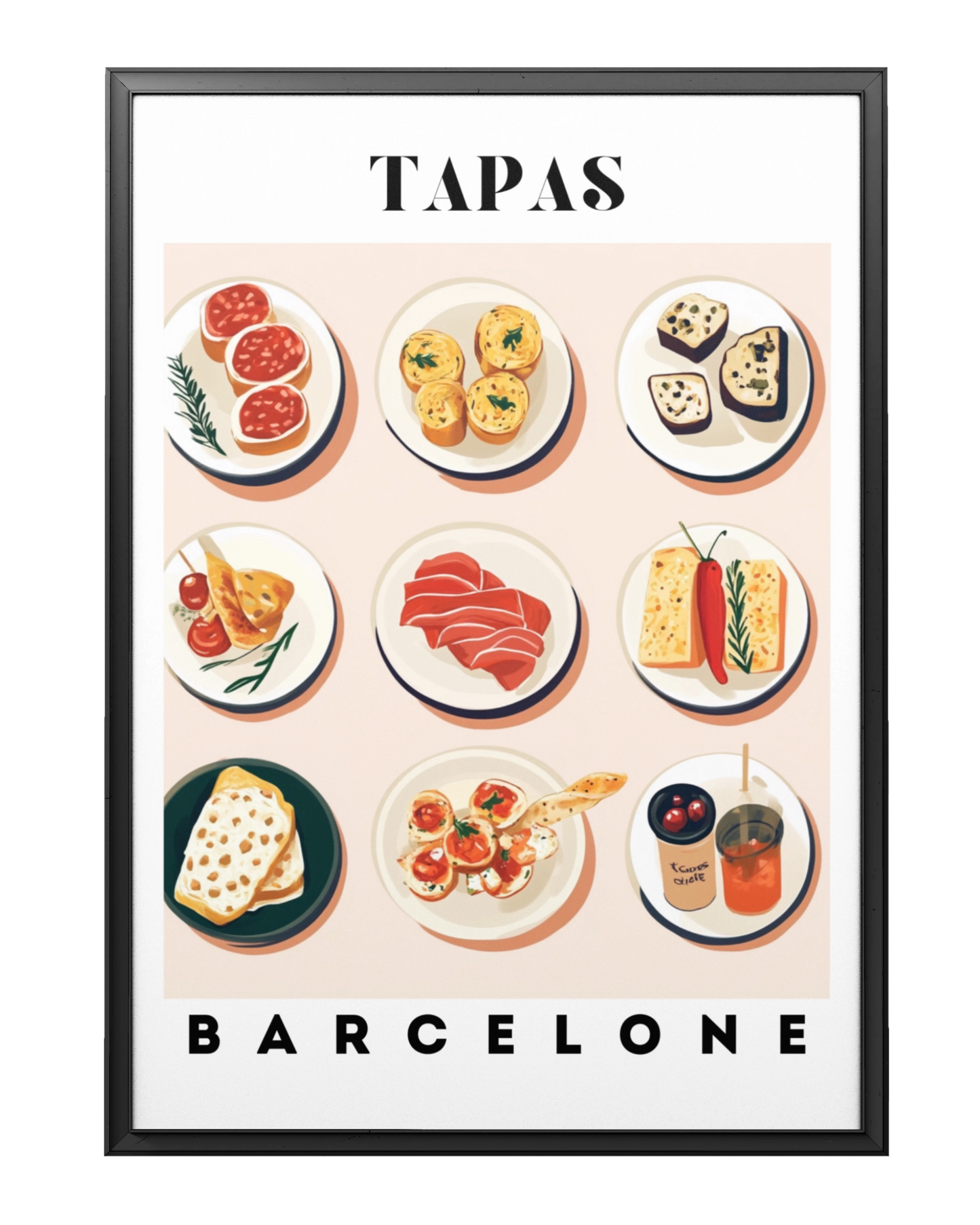 Affiche Tapas