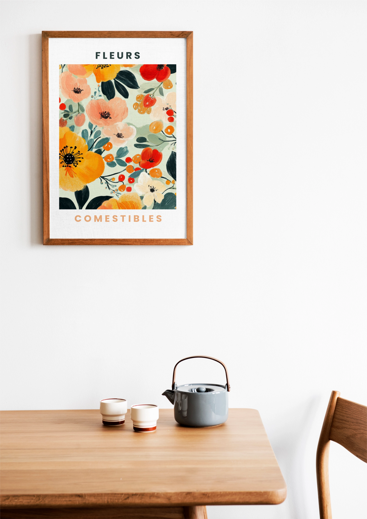 Affiche Fleurs Comestibles